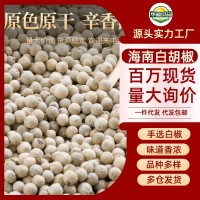 海南白胡椒粒批發500克手選足干去雜白糊椒商用白胡椒粉 一件代發