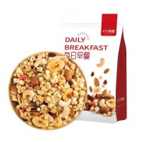 小丫快跑400g*3組合裝低溫烘焙非油炸谷物燕麥片干吃代早餐批發代